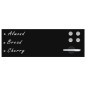 vidaXL Magnettafel Wandmontage Glas 60 x 20 cm vidaXL Magnettafel Wandmontage Glas 60 x 20 cm