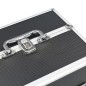 vidaXL Kosmetikkoffer 22x30x21 cm Schwarz Aluminium vidaXL Kosmetikkoffer 22x30x21 cm Schwarz Aluminium