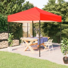 vidaXL Partyzelt Faltbar Rot 2x2 m