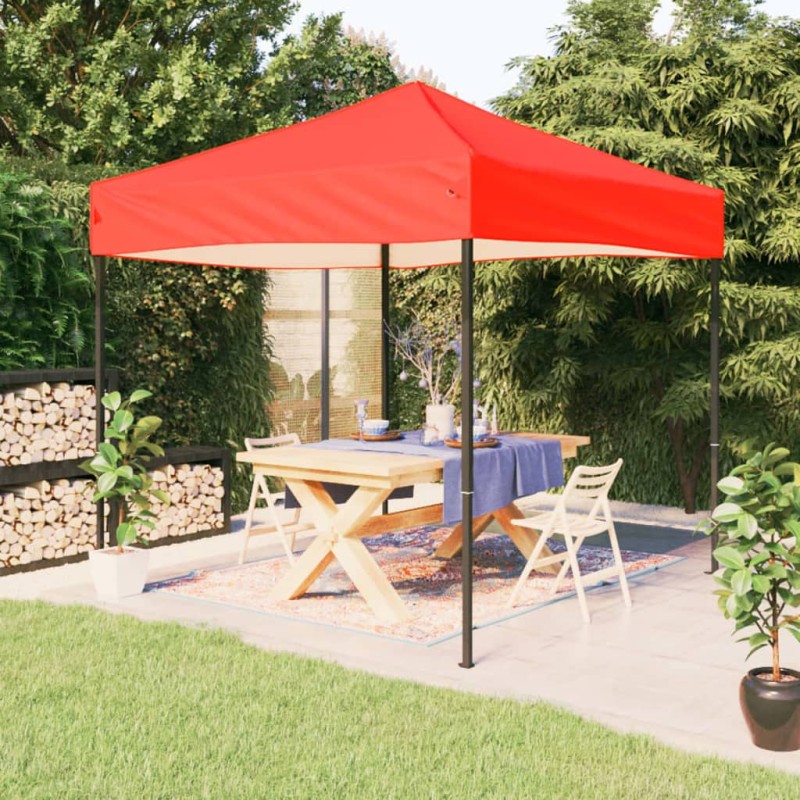 vidaXL Partyzelt Faltbar Rot 2x2 m vidaXL Partyzelt Faltbar Rot 2x2 m