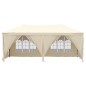 vidaXL Partyzelt Faltbar mit Seitenwänden Creme 3x6 m vidaXL Partyzelt Faltbar mit Seitenwänden Creme 3x6 m