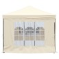 vidaXL Partyzelt Faltbar mit Seitenwänden Creme 3x6 m vidaXL Partyzelt Faltbar mit Seitenwänden Creme 3x6 m