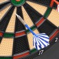 vidaXL Elektrische Dartscheibe mit Darts Schwarz Polypropylen vidaXL Elektrische Dartscheibe mit Darts Schwarz Polypropylen