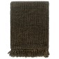 vidaXL Überwurf Baumwolle 220x250 cm Anthrazit/Braun vidaXL Überwurf Baumwolle 220x250 cm Anthrazit/Braun