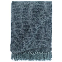 vidaXL Überwurf Baumwolle 160x210 cm Indigoblau