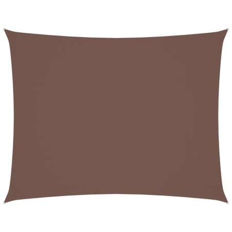 vidaXL Sonnensegel Oxford-Gewebe Rechteckig 4x6 m Braun