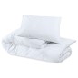 vidaXL Bettwäsche-Set Weiß 135x200 cm Leichte Mikrofaser vidaXL Bettwäsche-Set Weiß 135x200 cm Leichte Mikrofaser