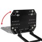 vidaXL Schneeschild für ATV 120x38 cm Schwarz vidaXL Schneeschild für ATV 120x38 cm Schwarz