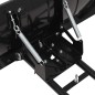 vidaXL Schneeschild für ATV 120x38 cm Schwarz vidaXL Schneeschild für ATV 120x38 cm Schwarz