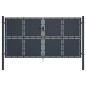 vidaXL Gartentor Stahl 300×200 cm Anthrazit vidaXL Gartentor Stahl 300×200 cm Anthrazit