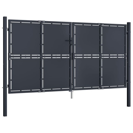 vidaXL Gartentor Stahl 300×200 cm Anthrazit