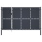 vidaXL Gartentor Stahl 350 x 200 cm Anthrazit vidaXL Gartentor Stahl 350 x 200 cm Anthrazit