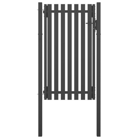 vidaXL Gartentor Stahl 1x2,25 m Anthrazit