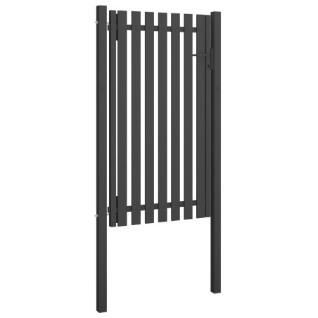 vidaXL Gartentor Stahl 1x2,25 m Anthrazit