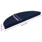 vidaXL Selbstklebende Treppenmatten 5 Stk. Marineblau 56x17x3 cm vidaXL Selbstklebende Treppenmatten 5 Stk. Marineblau 56x17x3 cm