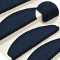 vidaXL Selbstklebende Treppenmatten 5 Stk. Marineblau 65x21x4cm vidaXL Selbstklebende Treppenmatten 5 Stk. Marineblau 65x21x4cm