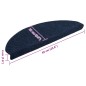 vidaXL Selbstklebende Treppenmatten 5 Stk. Marineblau 65x21x4cm vidaXL Selbstklebende Treppenmatten 5 Stk. Marineblau 65x21x4cm