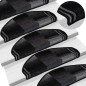 vidaXL Stufenmatten Selbstklebend 5 Stk. 65x21x4 cm Schwarz Grau vidaXL Stufenmatten Selbstklebend 5 Stk. 65x21x4 cm Schwarz Grau