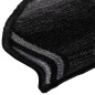 vidaXL Stufenmatten Selbstklebend 5 Stk. 65x21x4 cm Schwarz Grau vidaXL Stufenmatten Selbstklebend 5 Stk. 65x21x4 cm Schwarz Grau