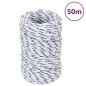 vidaXL Bootsseil Weiß 2 mm 50 m Polypropylen vidaXL Bootsseil Weiß 2 mm 50 m Polypropylen