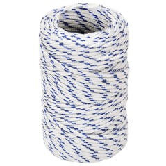 vidaXL Bootsseil Weiß 2 mm 50 m Polypropylen