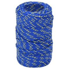 vidaXL Bootsseil Blau 2 mm 50 m Polypropylen