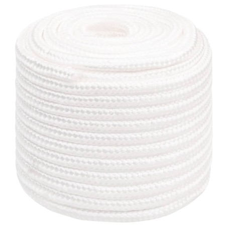 vidaXL Bootsseil Weiß 18 mm 50 m Polypropylen
