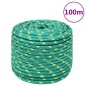 vidaXL Bootsseil Grün 14 mm 100 m Polypropylen vidaXL Bootsseil Grün 14 mm 100 m Polypropylen
