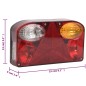 vidaXL Anhängerleuchten 2 Stk. Rot 23x6x13 cm 12V Klassisch vidaXL Anhängerleuchten 2 Stk. Rot 23x6x13 cm 12V Klassisch