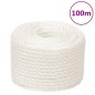 vidaXL Arbeitsseil Weiß 12 mm 100 m Polypropylen vidaXL Arbeitsseil Weiß 12 mm 100 m Polypropylen