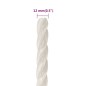 vidaXL Arbeitsseil Weiß 12 mm 100 m Polypropylen vidaXL Arbeitsseil Weiß 12 mm 100 m Polypropylen