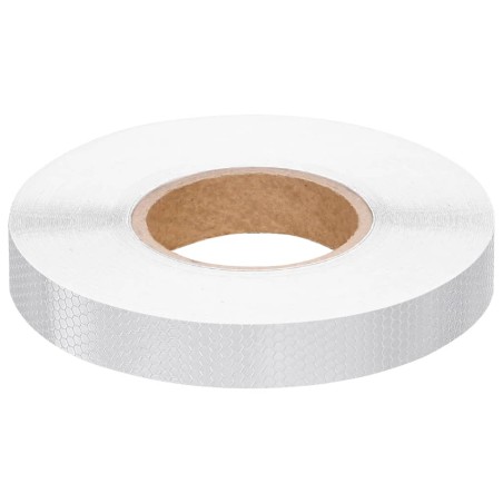 vidaXL Reflektorband Weiß 2,5 cmx50 m PVC