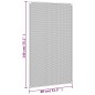 vidaXL Magnet-Insektenschutz für Fenster Anthrazit 80x140 cm vidaXL Magnet-Insektenschutz für Fenster Anthrazit 80x140 cm