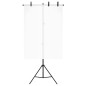 vidaXL Hintergrundständer T-Form Schwarz 91x60x(70-200) cm vidaXL Hintergrundständer T-Form Schwarz 91x60x(70-200) cm