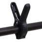 vidaXL Hintergrundständer T-Form Schwarz 91x60x(70-200) cm vidaXL Hintergrundständer T-Form Schwarz 91x60x(70-200) cm