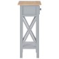 vidaXL Beistelltisch Grau 27 x 27 x 65,5 cm Holz vidaXL Beistelltisch Grau 27 x 27 x 65,5 cm Holz