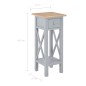 vidaXL Beistelltisch Grau 27 x 27 x 65,5 cm Holz vidaXL Beistelltisch Grau 27 x 27 x 65,5 cm Holz