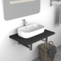 vidaXL Badmöbel Grau 60x40x16,3 cm vidaXL Badmöbel Grau 60x40x16,3 cm