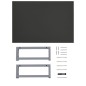 vidaXL Badmöbel Grau 60x40x16,3 cm vidaXL Badmöbel Grau 60x40x16,3 cm