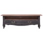 vidaXL TV-Schrank 120x30x40 cm Schwarz Altholz Massiv vidaXL TV-Schrank 120x30x40 cm Schwarz Altholz Massiv