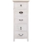 vidaXL Beistellschrank 35x25x87 cm Massivholz Paulownia vidaXL Beistellschrank 35x25x87 cm Massivholz Paulownia