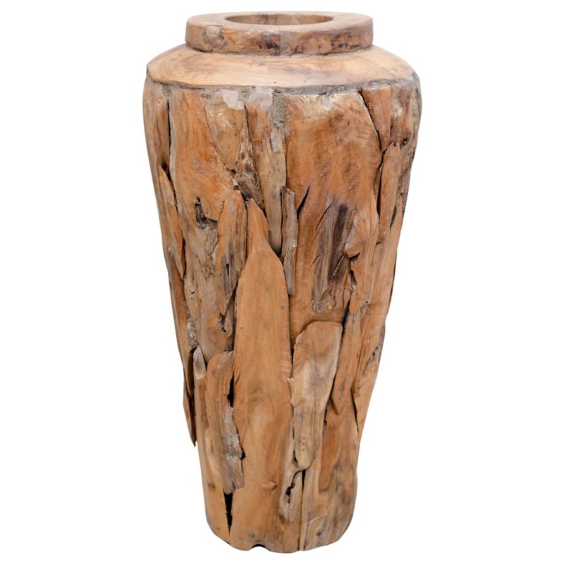 vidaXL Deko-Vase 40 x 60 cm Massivholz Teak vidaXL Deko-Vase 40 x 60 cm Massivholz Teak