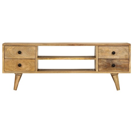 vidaXL TV-Schrank 110 x 35 x 40 cm Massivholz Mango