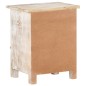 vidaXL Nachttisch 40x30x50 cm Raues Akazienholz vidaXL Nachttisch 40x30x50 cm Raues Akazienholz