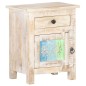 vidaXL Nachttisch 40x30x50 cm Raues Akazienholz vidaXL Nachttisch 40x30x50 cm Raues Akazienholz
