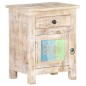 vidaXL Nachttisch 40x30x50 cm Raues Akazienholz vidaXL Nachttisch 40x30x50 cm Raues Akazienholz