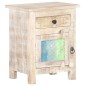 vidaXL Nachttisch 40x30x50 cm Raues Akazienholz vidaXL Nachttisch 40x30x50 cm Raues Akazienholz