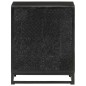 vidaXL Nachttisch Schwarz 40x30x50 cm Akazie und Mango Massivholz vidaXL Nachttisch Schwarz 40x30x50 cm Akazie und Mango Massivholz