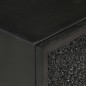 vidaXL Nachttisch Schwarz 40x30x50 cm Akazie und Mango Massivholz vidaXL Nachttisch Schwarz 40x30x50 cm Akazie und Mango Massivholz