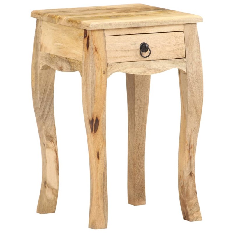 vidaXL Nachttisch 28x28x46 cm Massivholz Mango vidaXL Nachttisch 28x28x46 cm Massivholz Mango